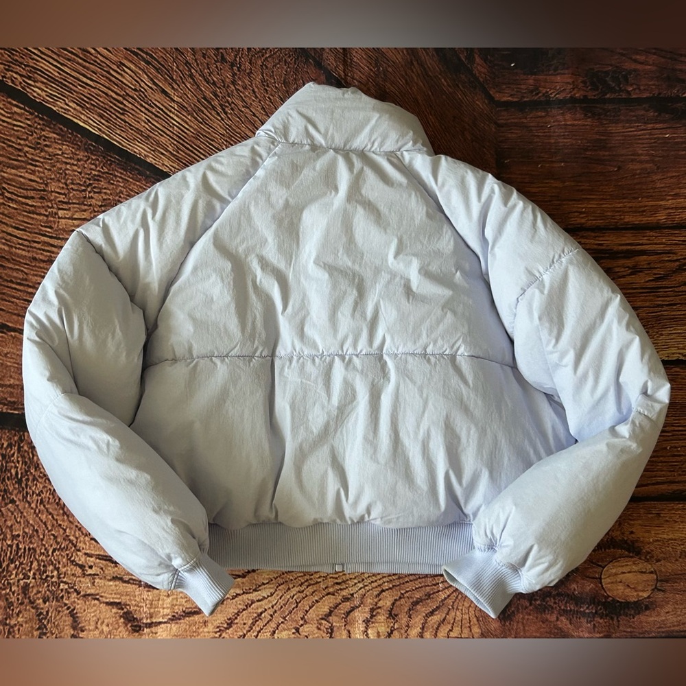 Gap Oversized Crop Puffer Jacket Size Medium - image 6